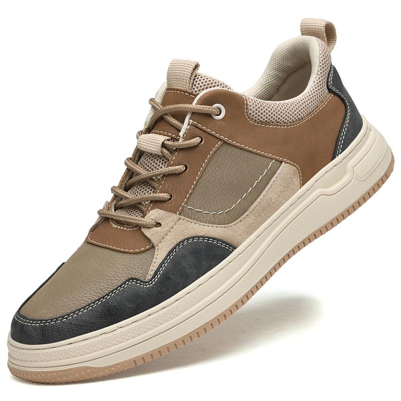 Men's Trendy Retro British Workwear Board Shoes – Breathable Outdoor Casual Footwear for Autumn