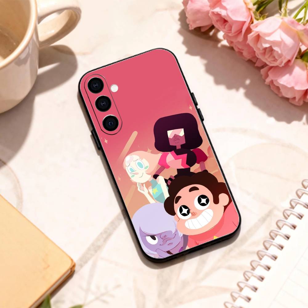 LGBTQ S-Steven U-Universe Phone Case For Samsung Galaxy A73,A72,A71,A70,A53,A52,A51,Others Soft Black Shell