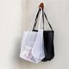 Women Mesh Beach Travel Shoulder Bag Large Capacity Casual Totes for Holding Toys Grocery Picnic Ladies Handbag Shopping Bag