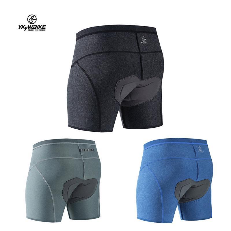 

YKYWBIKE Men s Breathable Cycling Base Layer Shorts with Comfort Padding S