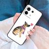 Cartoon German Shepherd Dog Cover For Xiaomi Redmi Note 13 14 Pro 12 11 9 10 9S 10S 11S 12S Redmi 14C 10C 12C 13C Case