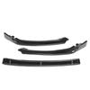 Gloss Black Front Lip Splitter Kit for 2019 Ford Focus