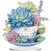 2D Flat DIY Table Top Diamond Painting Ornament Kits 5D DIY Diamond Art Tabletop Decorations for Home Office Desktop Decor