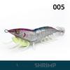 Luminous Wooden Shrimp Squid Hook with Beads and Soft Foot Lure for Sea Fishing and Lobster Bait