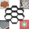 Concrete Molds Reusables Garden Pavement Mold Paths Paving Concrete Brick Mould for Sidewalk Walkway Paths