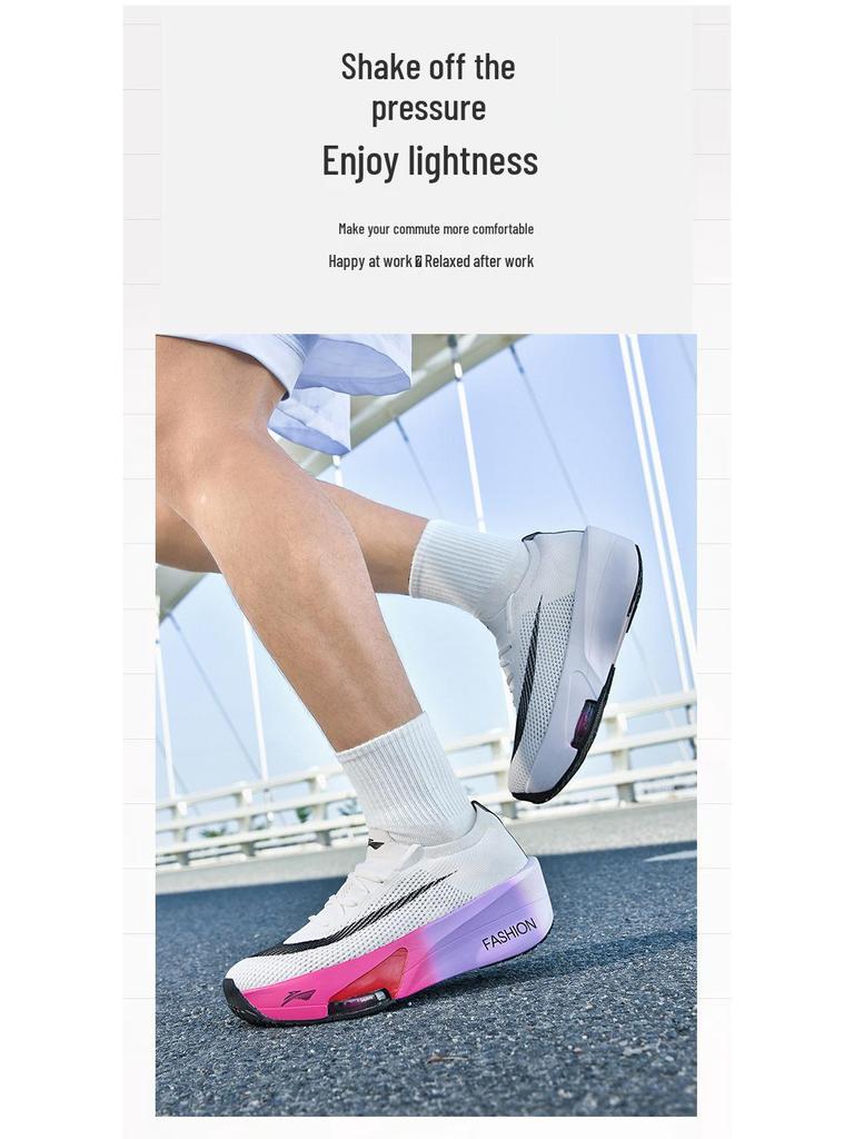 Alpha Pegasus 3rd Gen Carbon Plate Marathon Racing Shoes with Shock Absorption and Air Cushioning.