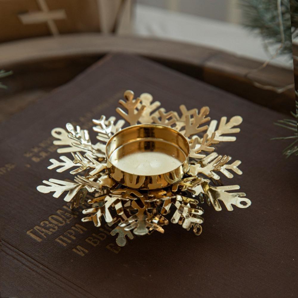 Snowflake Candle Holders Iron Tealight Holders New Candle Tray Style B