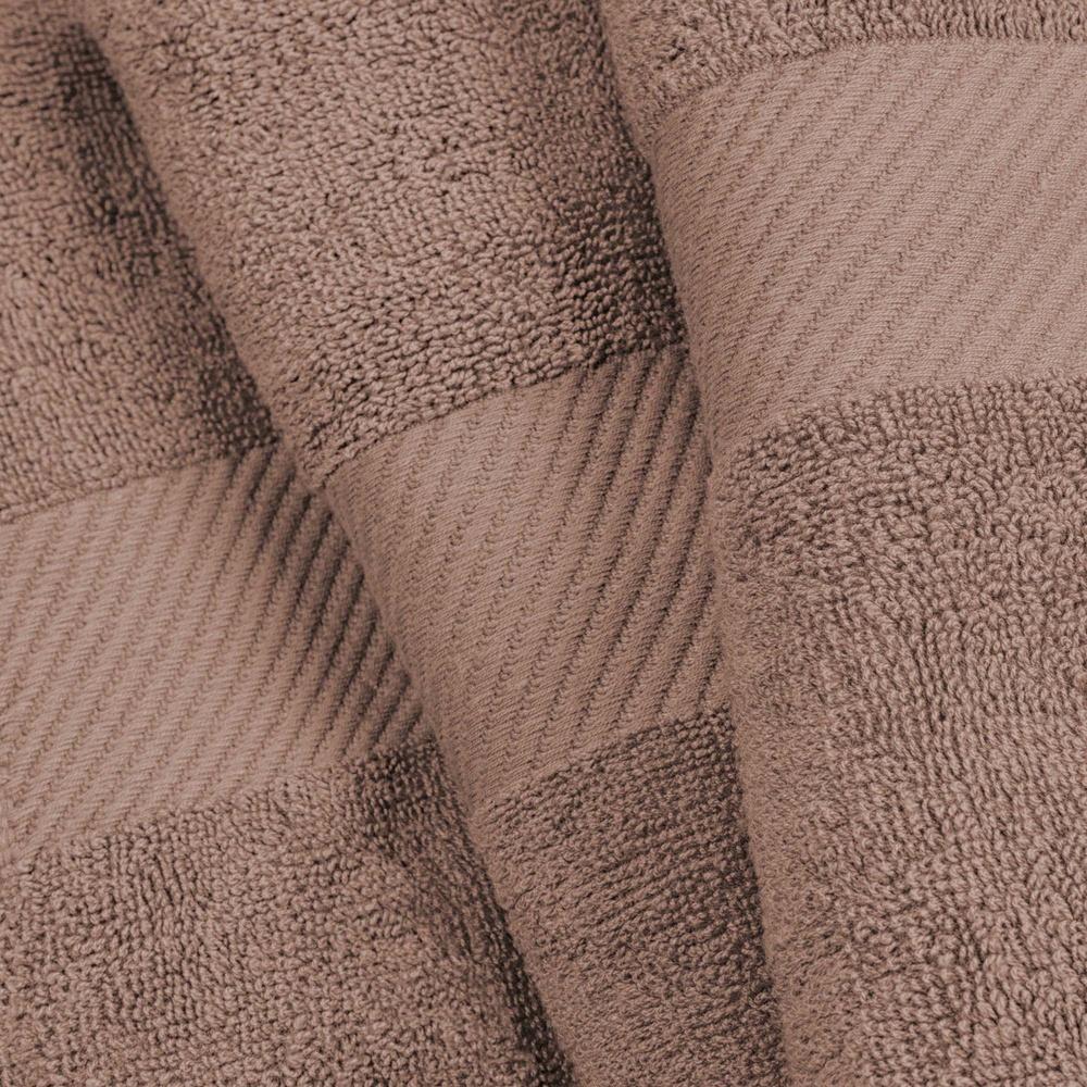 Kendell Egyptian Cotton 3 Piece Towel Set Highly Absorbent Luxury Bath Hand Face Towels Dobby Border Quick Dry Soft Durable