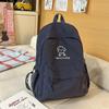 Schoolbag New Fashion Large Capacity Bear Printed Student Backpack High Value Female Junior High School Student Lightweight Versatile Backpack