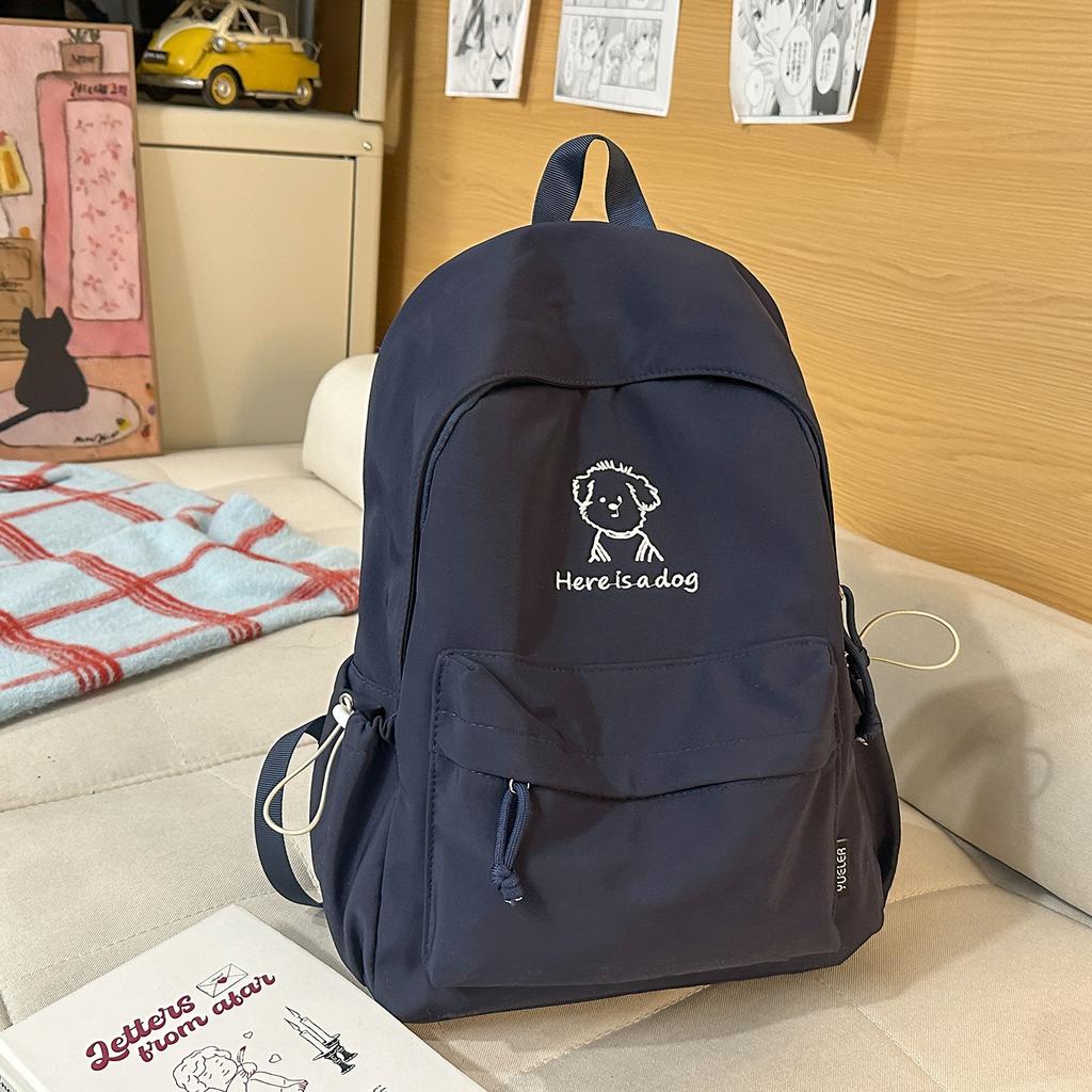 Schoolbag New Fashion Large Capacity Bear Printed Student Backpack High Value Female Junior High School Student Lightweight Versatile Backpack