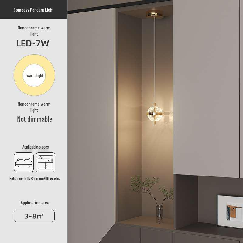 

Stylish Artistic Smart Voice-Controlled Compass Pendant Light