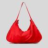 Lightweight Ruffled Soft Nylon Large Capacity Tote Bag Zipper Shoulder Crossbody Bag Women's Backpack