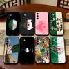 A-Algeria F-Flag Phone Case Black Silicone Soft For Samsung Galaxy A73,A72,A71,A70,A53,A52,A51