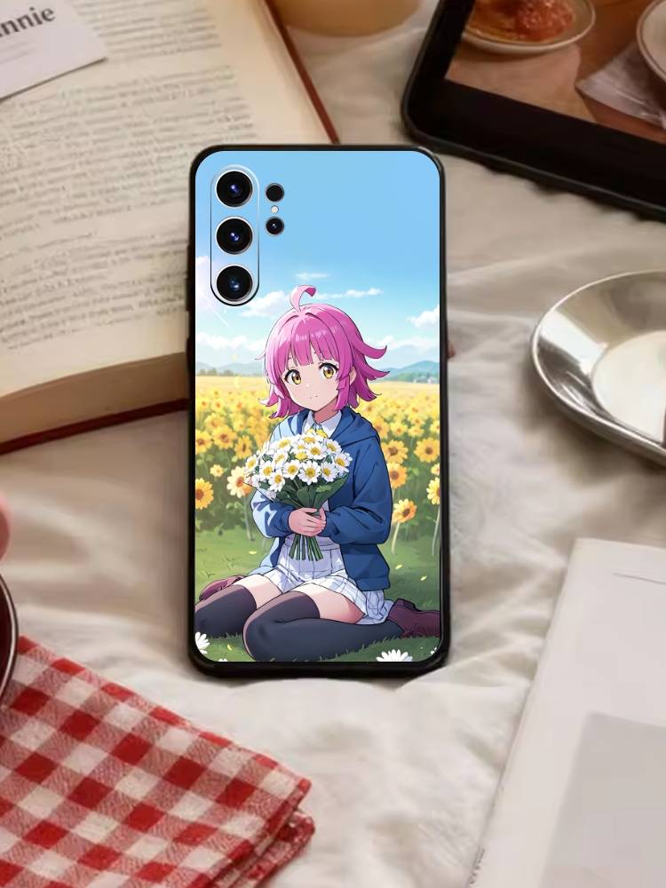 Love Live Tennoji Rina Phone Case For Samsung S26,S25,S24,S23,S22,S21,S20,Ultra,Plus,FE Black Soft Cover