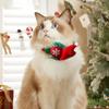 Kitten Collar Soft Christmas Neckwear Cat Puppy Decor Collar For Decoration Festival Adoration Family Celebration Home Fun