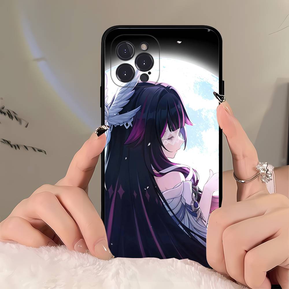 

Genshin Impact Song Of The Welkin Moon Phone Case For IPhone 17 Air 16 15 14 Plus 13 12 Mini 11 Pro Max Black Cover iPhone 15 pro