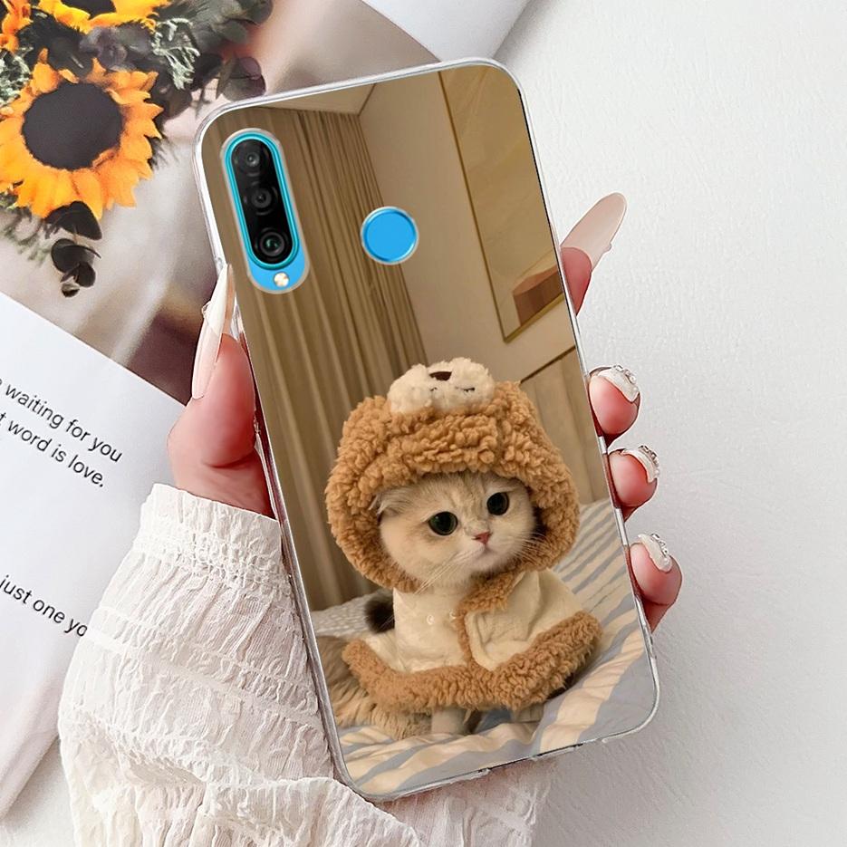 For Huawei P30 Lite Case Cool Dragon Pattern Cover Clear Silicone Soft Slim Phone Case For Huawei P30 Pro P 30 Lite P30Lite Bags