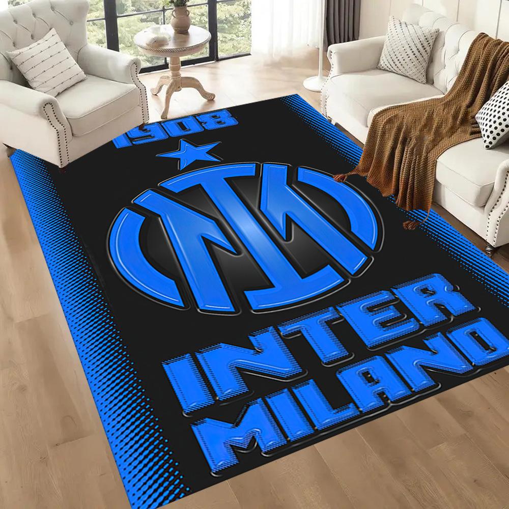 Inter Milan Floor Rug Office Rug Suitable For Hallway Dining Room Decorate Room Dormitory Antislip Carpet Office Home Decor