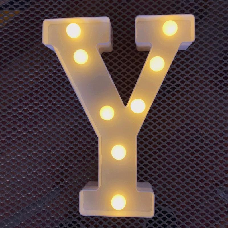 Popular 26-Letter Alphabet, Number & Symbol Lights for Events & Decor