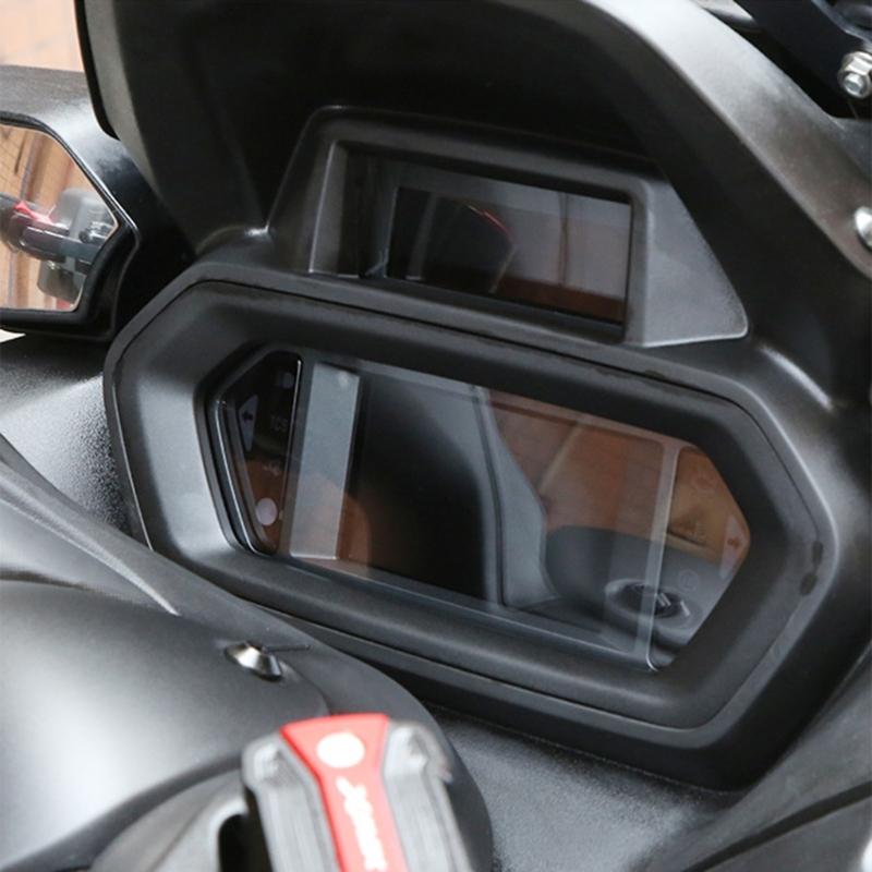 Kratzfeste Schutzfolie Klare Schutzfolie Einfach anzubringende Folie Leichte Armaturenbrettfolie für XMAX300