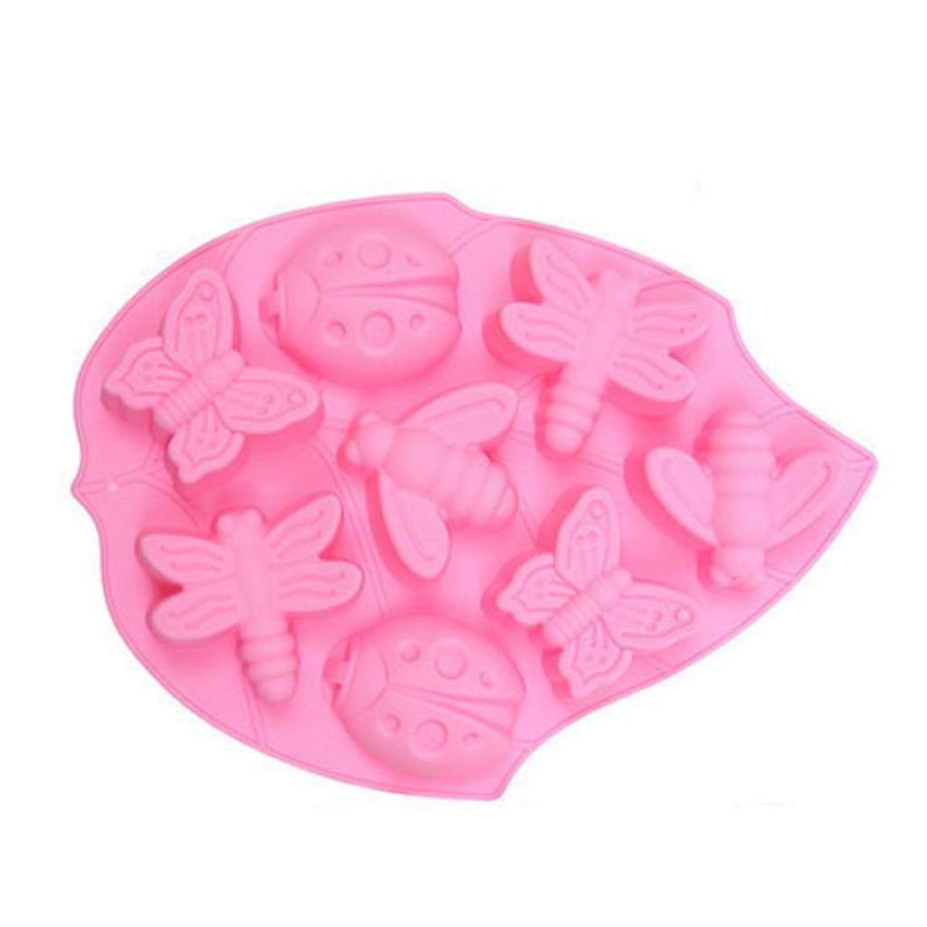Insect Shaped Chocolate Moulds Cake Silicone Cookie Molds Cupcake Molds Soap Mould DIY Chocolate Mold Baking Accessories