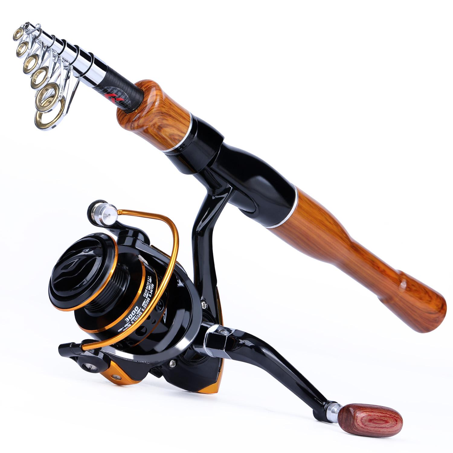 

SOUGAYILANG Наборы катушек для удочек, рыболовное колесо, рыболовные инструменты, телескопическая удочка, спиннинг, рыболовные приманки, крючки, леска 1.6 M& Series 3000