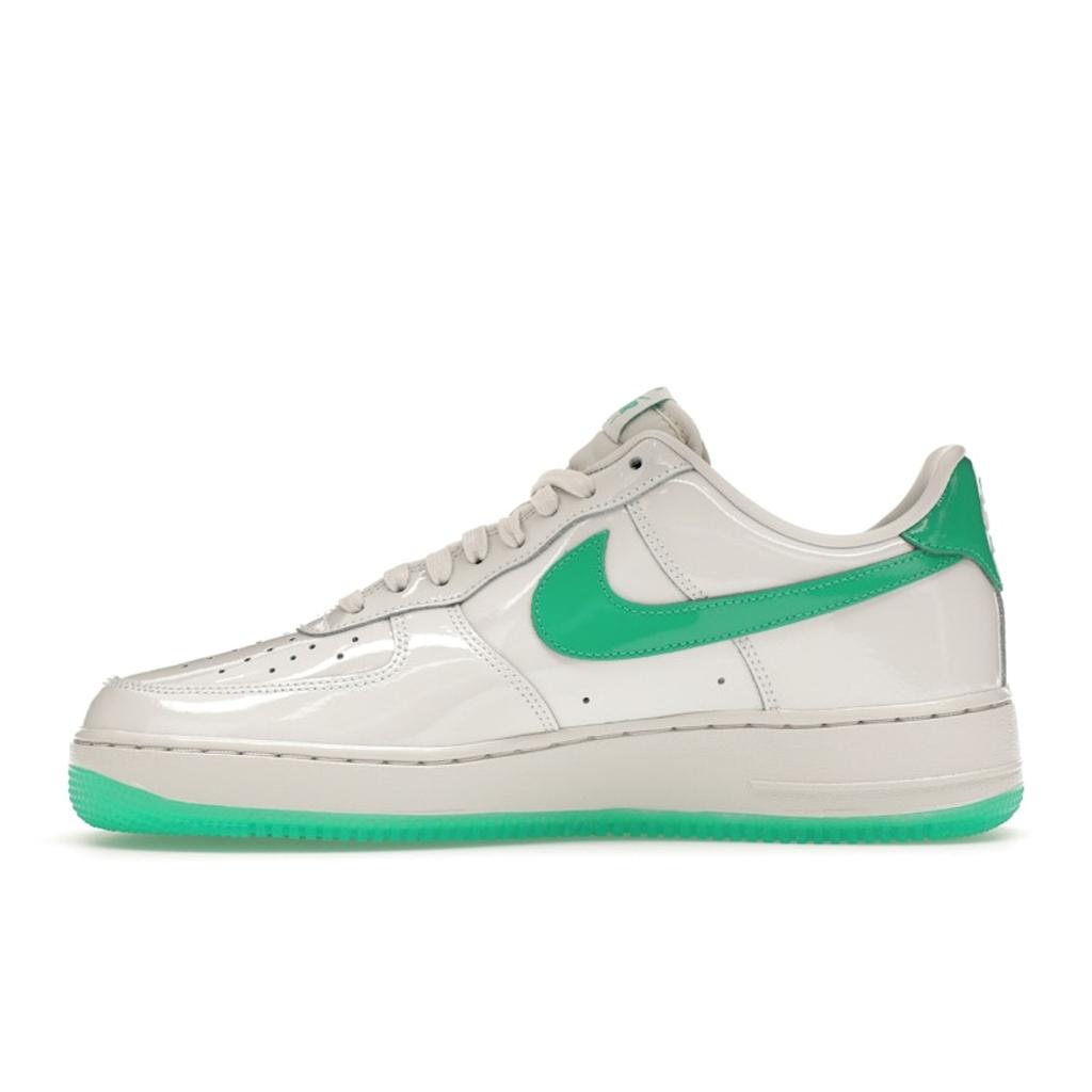 Nike Air Force 1 07 Premium Platinum Tint Stadium Green Men Sneakers White HF4864-094