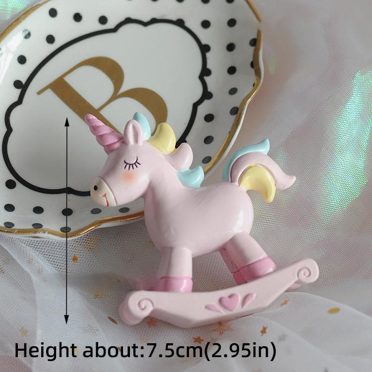 Rainbow Cake Topper Unicorn Birthday Party Decoration Kids Toddlers Birthday Party Happy Birthday Colorfu Rainbow Theme Supplies