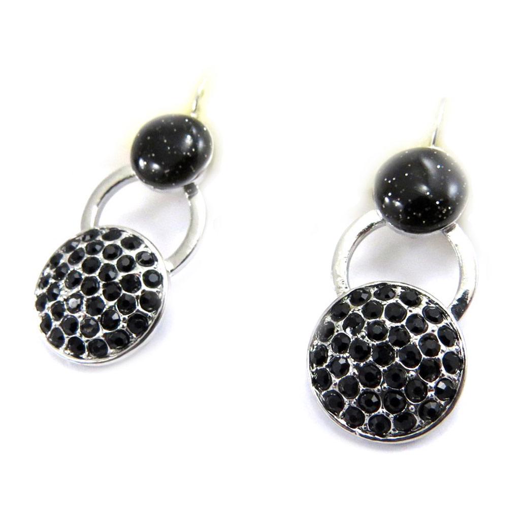 NOA [G8308] - Black 'Sissi' Designer Earrings