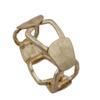 New sand-colored hollow geometric square elastic bracelet women's exaggerated irregular square bracelet