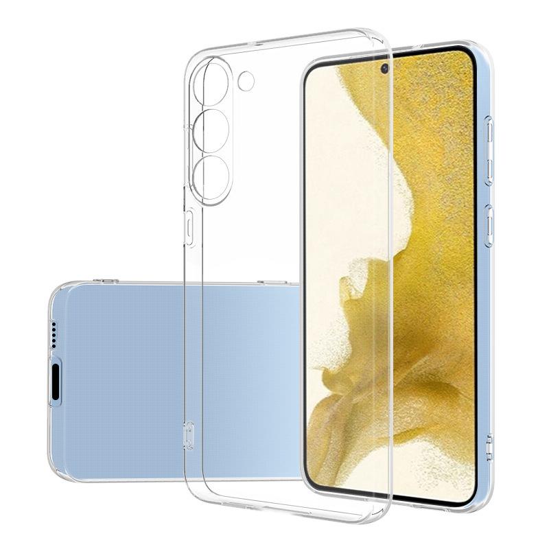 Applicable to Samsung SAM S25 ultra-thin transparent mobile phone case Galaxy S26PLUS transparent non-inductive simple mobile phone