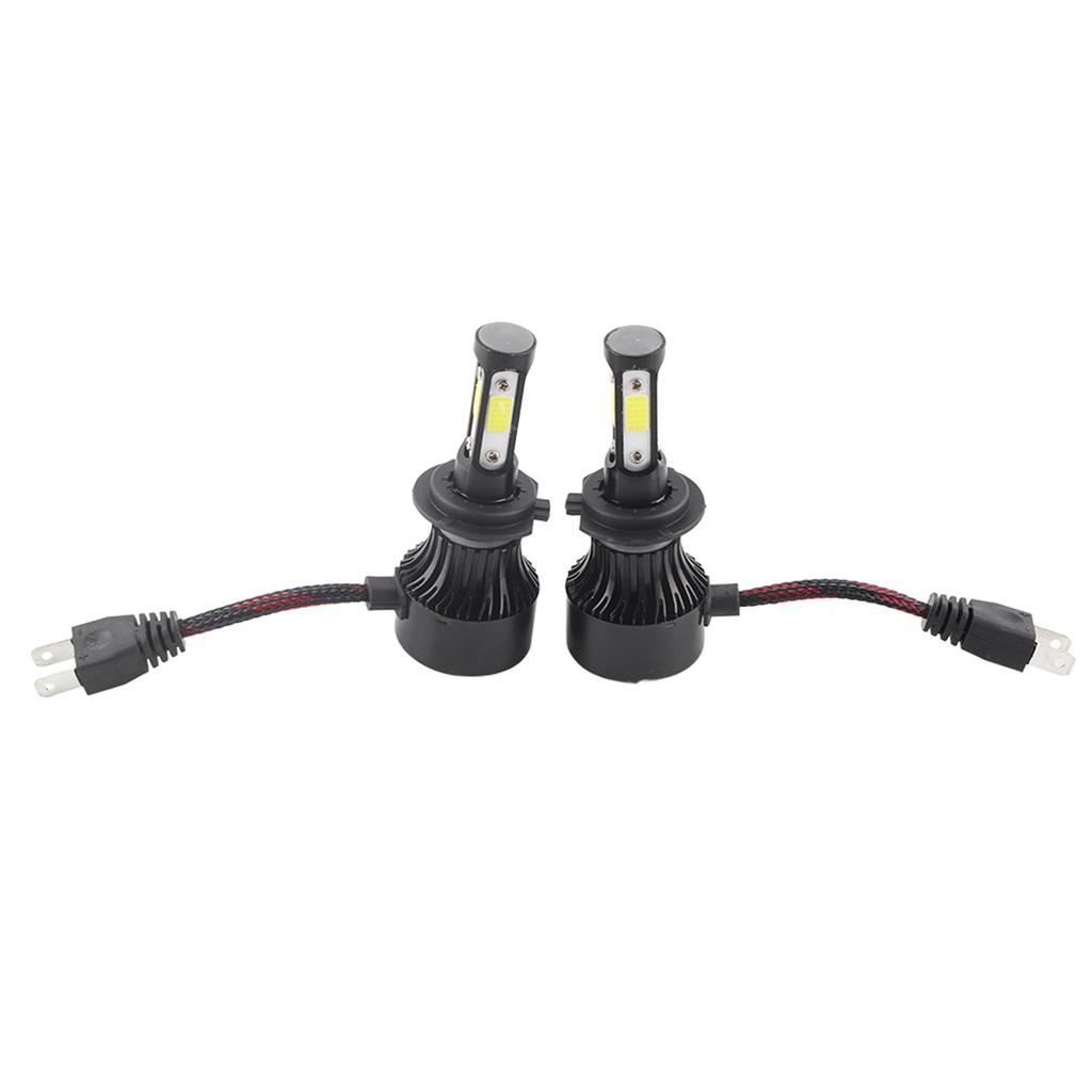 2 vnt. X7‑COB 6500K H7 LED priekinio žibinto lemputė Aukštos priekinės šviesos lemputė Aliuminio ABS