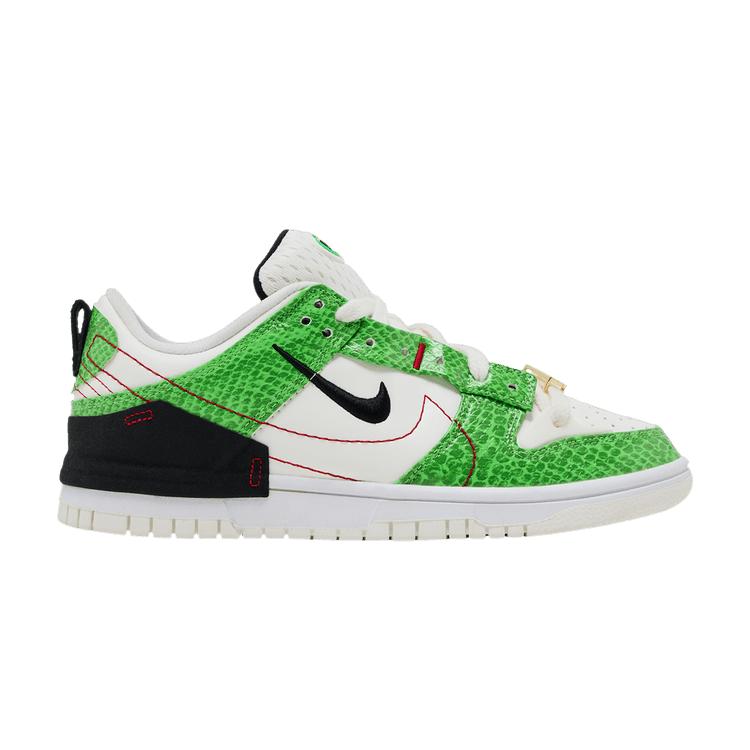 Nike Wmns Dunk Low Disrupt 2 Green Snakeskin 35.5