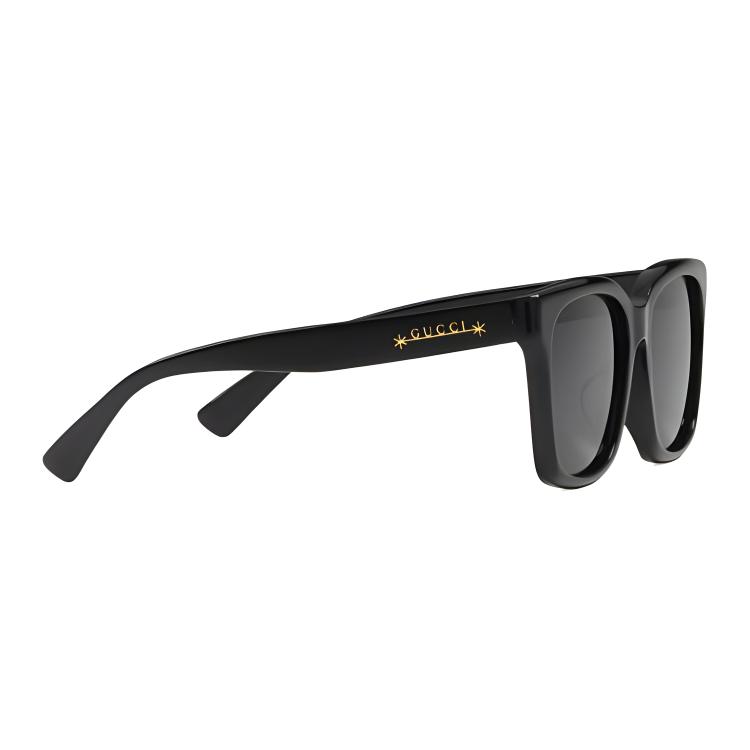 

GUCCI Gucci temples are embellished with the brand s name Acetate Square Sunglasses Men s Black 48 чёрный