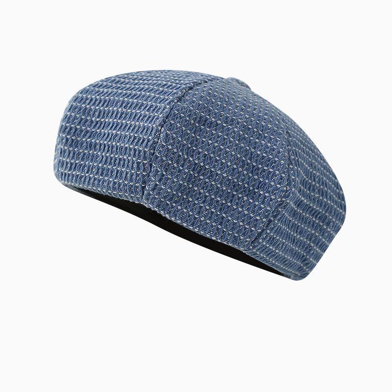 Hat Female Beret Spring and Autumn New Pumpkin Hat Small Octagonal Hat Fashion Bud Painter Hat