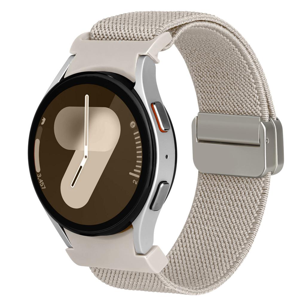 Magnetic Nylon loop Band For Samsung Galaxy Watch 7 6 4 classic No Gaps bracelet Galaxy watch 6 4 5 pro 44mm 47 40mm 20mm straps