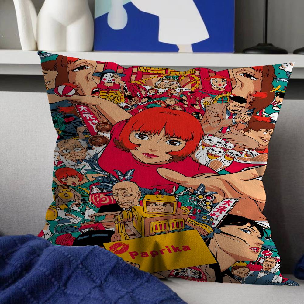 Classic Japan Anime Movies Paprika Personalized Pillow Cover Kids Bedroom Wild Party Decor Pillowcase kid Birthday shower Gift