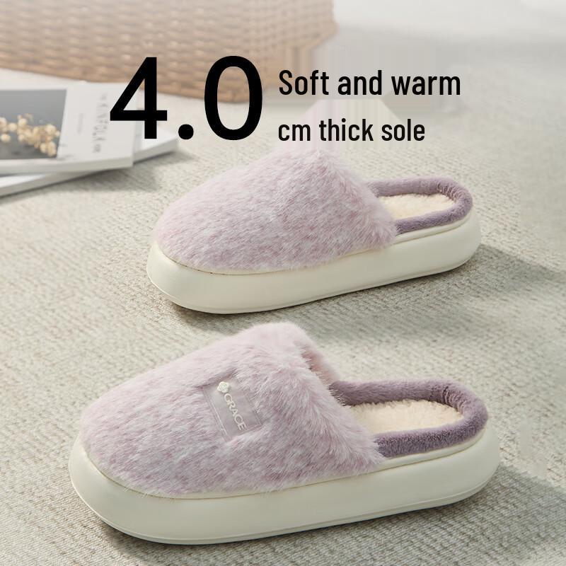

Grace Unisex Winter Warm Indoor Slippers 38-39