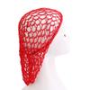 New Women's Handmade Crochet Hairnet Snood Cap Elastic Band Mesh Head Cover Hair Net Wrap Nylon Sleeping Caps Beauty Hair Net