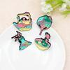 Elegant Lotus Brooch: Kettle-Shaped with Flower and Seed Pod Design for Tea Ceremony and Floral Arrangement.