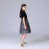 Weileenice Size Kids Entrance Tulle Dress Children's Dress, Girls, Black, 90, Gray, Dress, Formal, Recital, Wedding, Toddler, Shichi-Go-San, Ceremony,