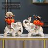 Wishful Elephant Ornaments: Bring Wealth & Fortune To Your Home Décor, Perfect for Entrance, TV Cabinet, Living Room, or Housewarming Gift