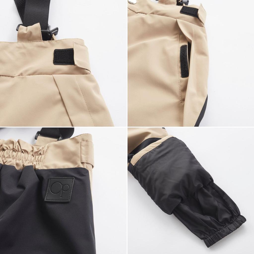 Ocean Pacific Ski and Snowwear Size 130 Two-Tone Set, Kids, Beige, (Product Code 544870)