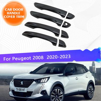 Για Peugeot 2008 MK2 P24   2022 2023 Κάλυμμα Χειρολαβής Πόρτας Αυτοκινήτου Διακοσμητικό Αυτοκόλλητο Στυλ Αντισκωριακό Σετ Εξωτερικά Μέρη