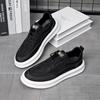 2024 Summer Shoes Man Breathable Mesh Casual Cloth Shoes Men Thick Bottom Non-slip Sneaker Slip On Shoes Zapatillas De Hombre