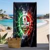 Mexico Footbal Print Beach Towel Quick Dry Super Absorbent Soft Bath Towel for Swimming Beach Travel Fan Souvenir Gift
