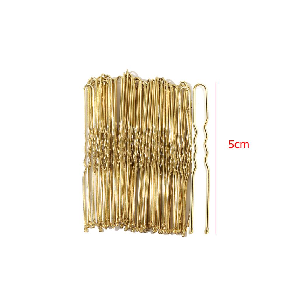 50Pcs New Solid Color Alloy Hair Sticks Hairpins Vintage Hair Clips Barrettes Bun Holder For Women Styling Tools