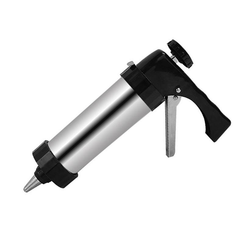 Stainless Steel DIY Cookie Gun for Home Use Cake Cream Icing Decorator Biscuit Maker Pastry Piping Tool