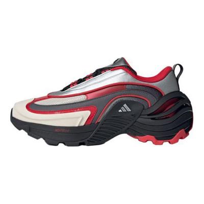 Wonder Runner Turbo Scarpe da Corsa Comode Versatili Antiscivolo Resistenti all'Usura a Taglio Basso Scarpe da Corsa Unisex Grigio Argento Rosso JS3747