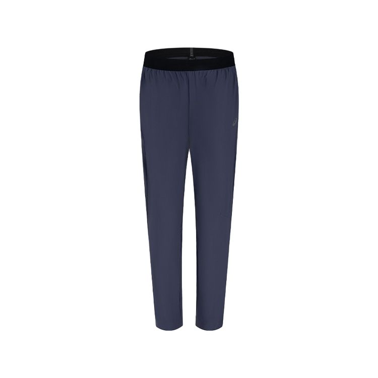 

Asics SS25 Sports Lifestyle Series Brand Logo Quick-Dry Breathable Woven Lace-Up Sports Long Pants Men pants Dark-Blue 2031F122-500 M